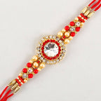 American Diamond Bling Rakhi And Fruit N Nut Chocolates | Grocsy