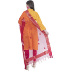 A R Silk Women's Gotta Patti Embroidery Orgenza Cotton Mehroon Dupattas and Chunnis | Grocsy