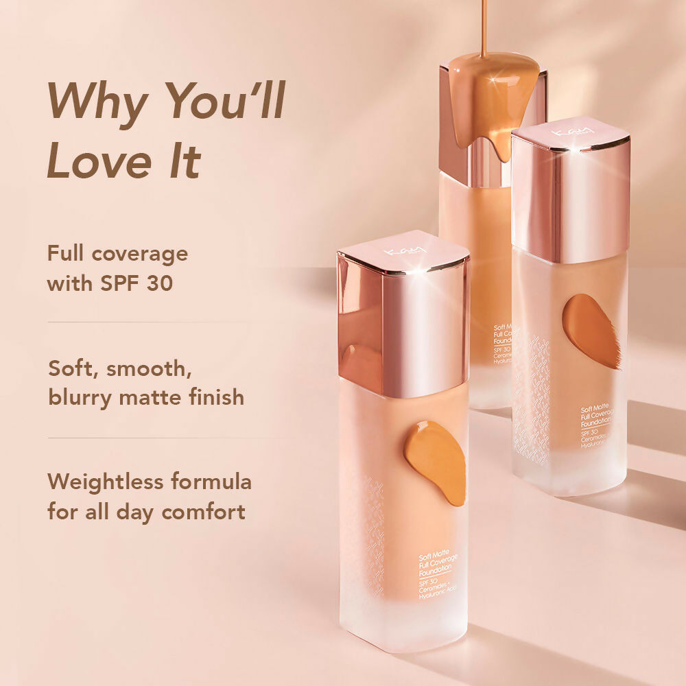 Kay Beauty Soft Matte Full Coverage Foundation - 110N Light | Grocsy