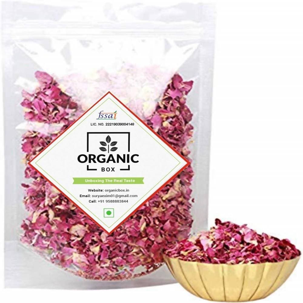 Organic Box Sun Dried Rose Petals | Grocsy