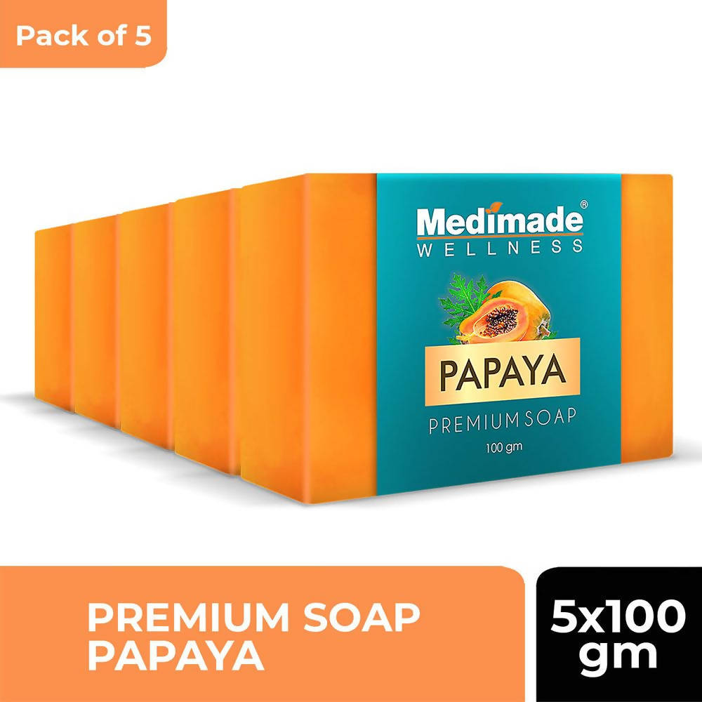 Medimade Wellness Papaya Premium Soap | Grocsy