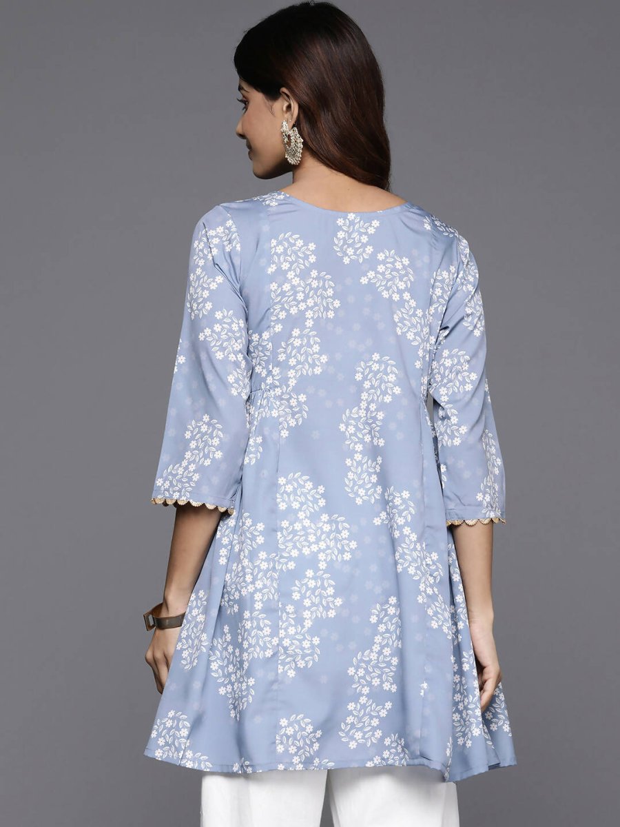 Ahalyaa Women's Traditional wear Tunic - Grey | Grocsy