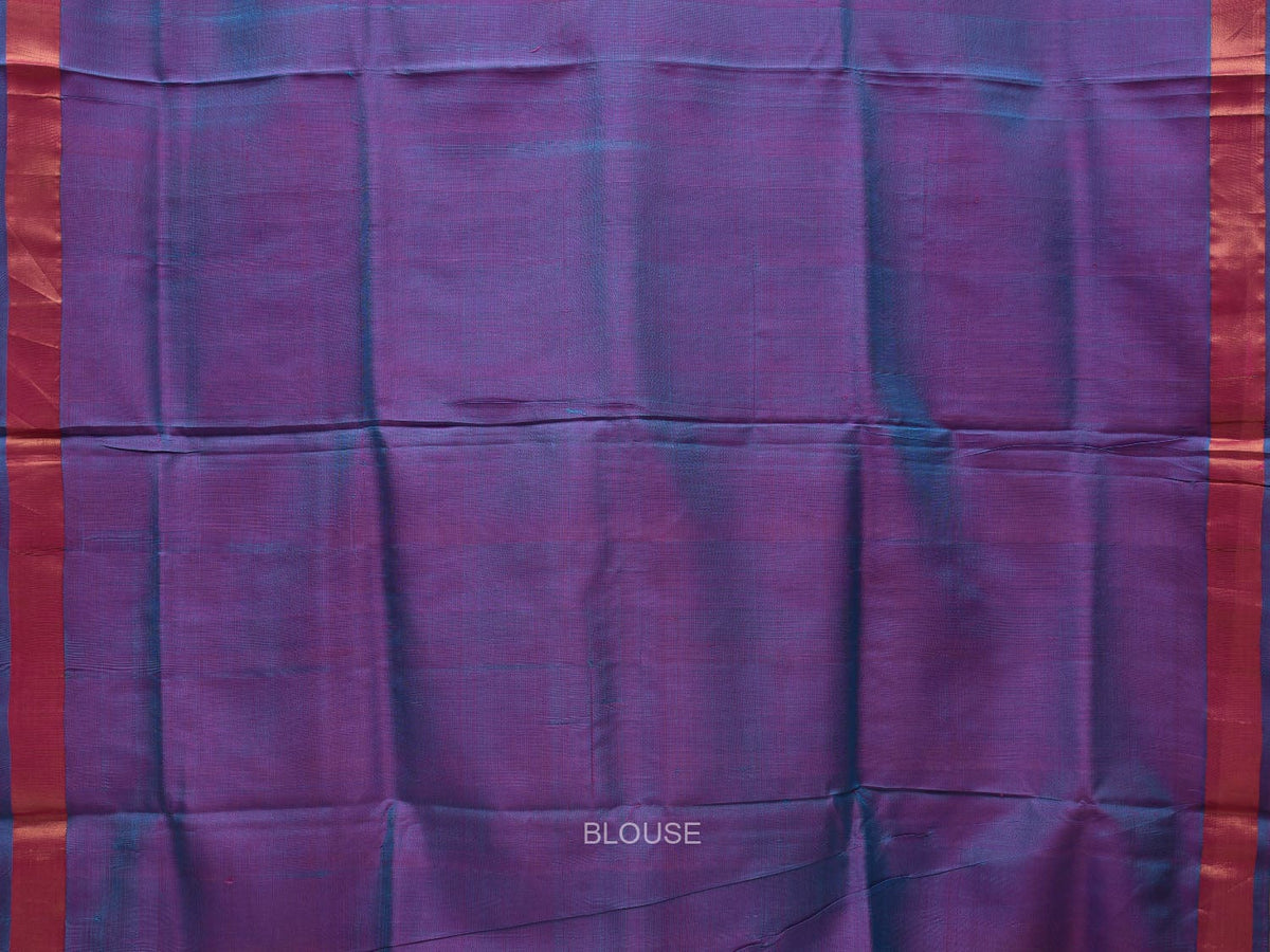 Pink and Lavender Uppada Silk Handloom Saree with All Over Design - Global Threads | Grocsy