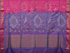 Pink and Lavender Uppada Silk Handloom Saree with All Over Design - Global Threads | Grocsy