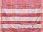 Pink Bamboo Cotton Plain Saree with Checks Design No Blouse - Global Threads | Grocsy