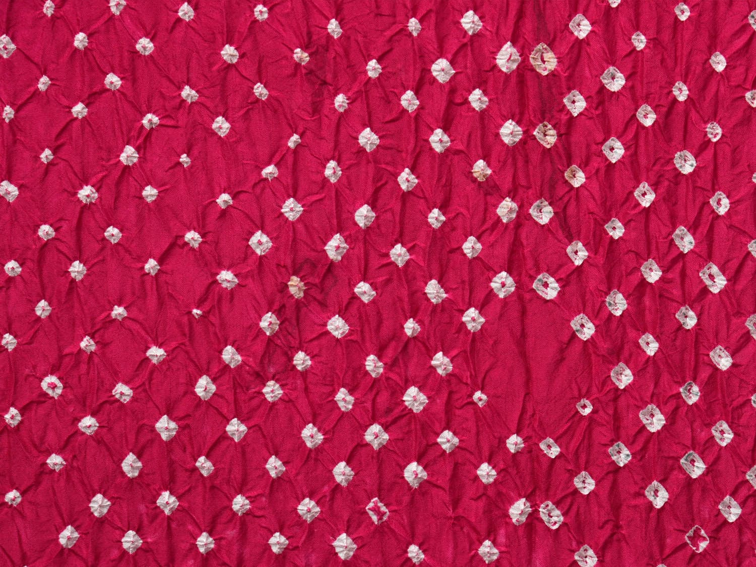 Pink Bandhani Kanchipuram Silk Handloom Saree with Kalamkari Pallu and Blouse Design - Global Threads | Grocsy