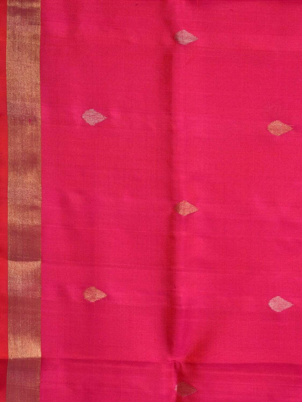 Pink Uppada Silk Handloom Saree with Birds and Jamdani Pallu Design - Global Threads | Grocsy