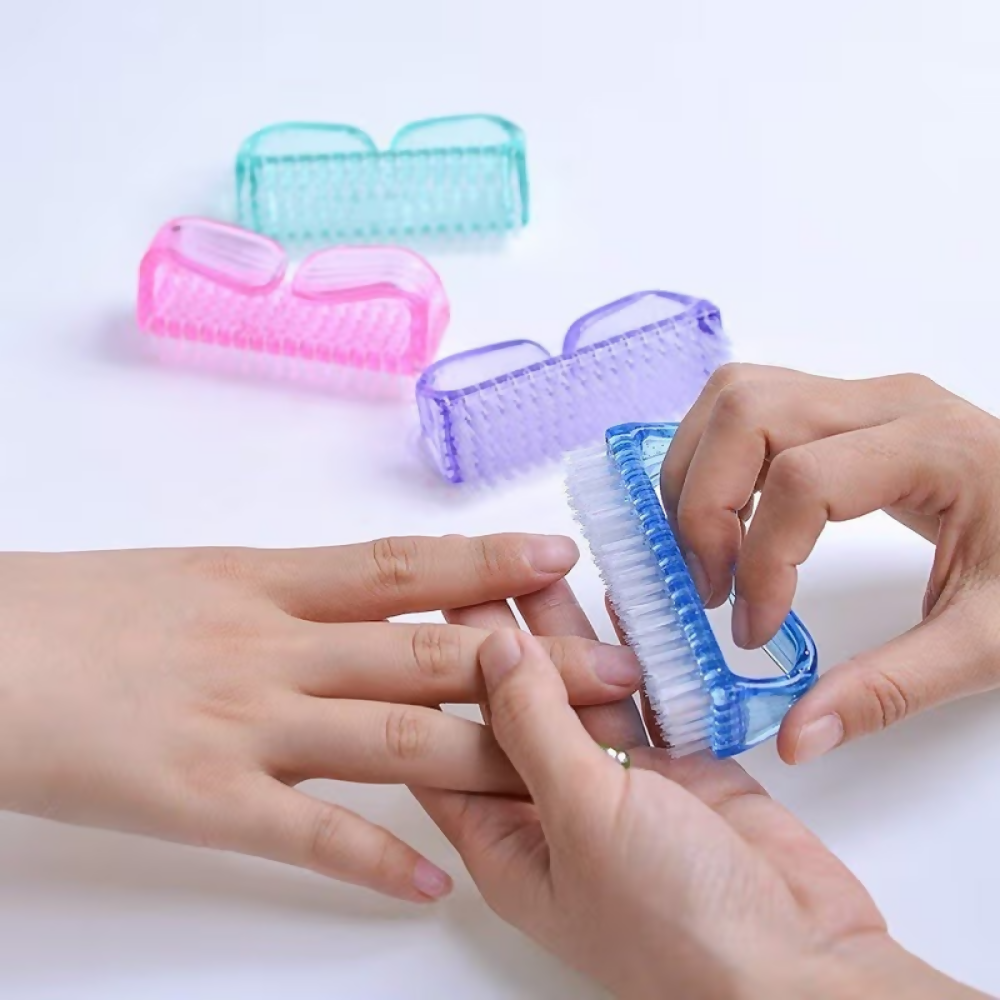 Bronson Professional Handle Grip Nail Brush Fingernail Pedicure Scrub Foot Brush | Grocsy