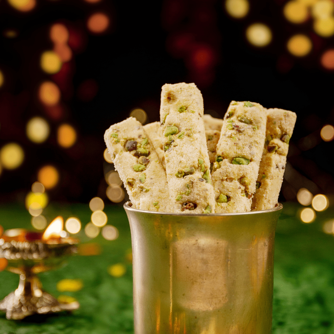 Shree Mithai Pista Sticks | Grocsy