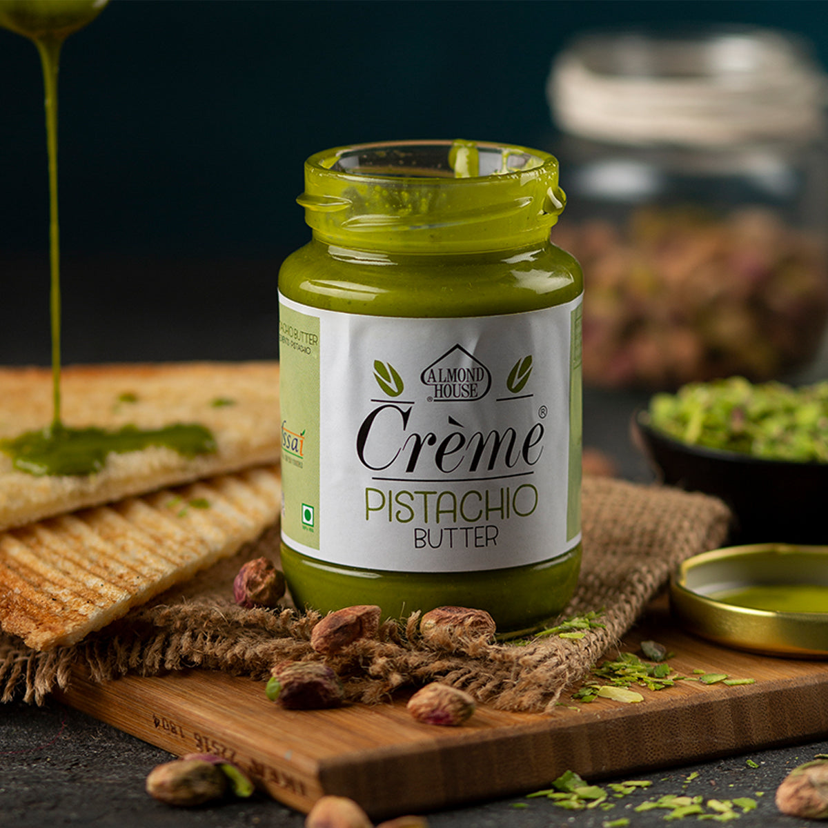 Almond House Pista Butter | Grocsy