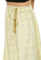 Mominos Fashion Moeza Cotton Off White Printed Lehenga (Lancha) | Grocsy