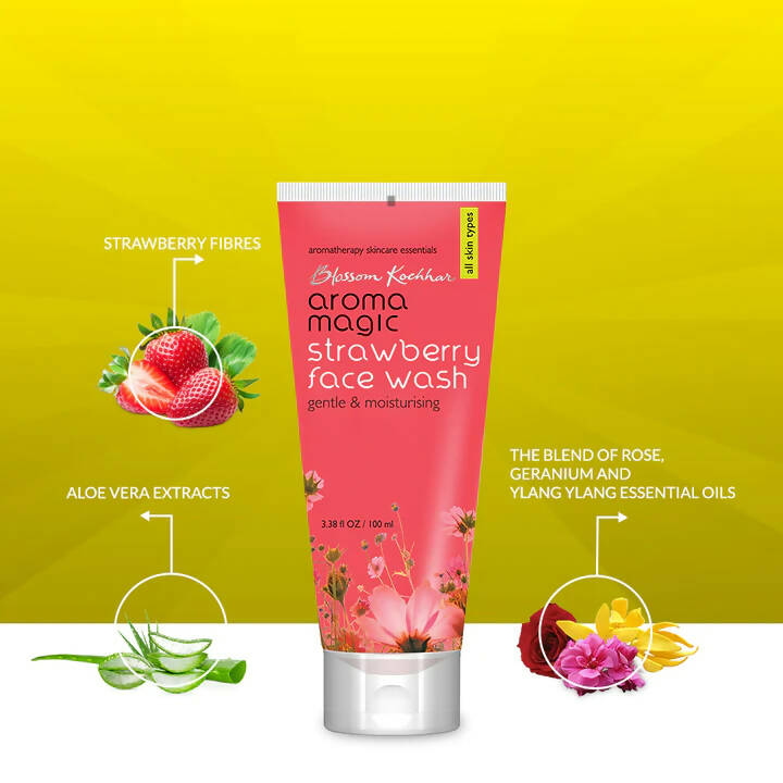 Blossom Kochhar Aroma Magic Strawberry Face Wash | Grocsy