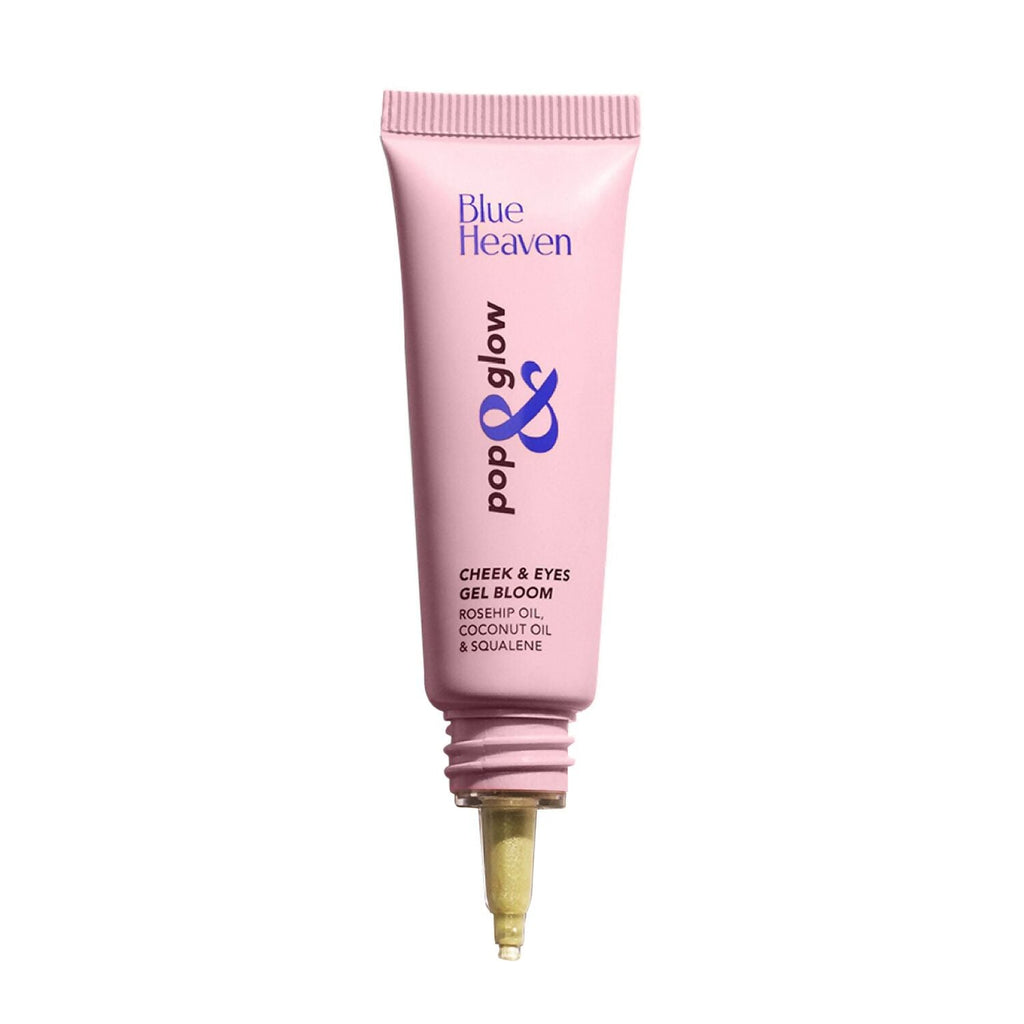 Blue Heaven Pop & Glow Cheek & Eye Gel Bloom Highlighter - Golden Hour | Grocsy