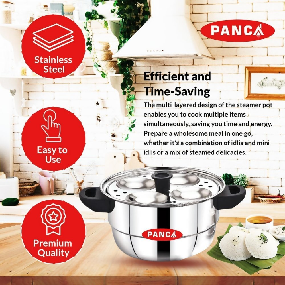 Panca Stainless Steel Idly Maker | Grocsy