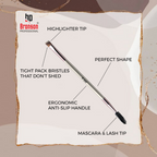 Bronson Professional Classic Highlighting And Mascara Lash Brush | Grocsy