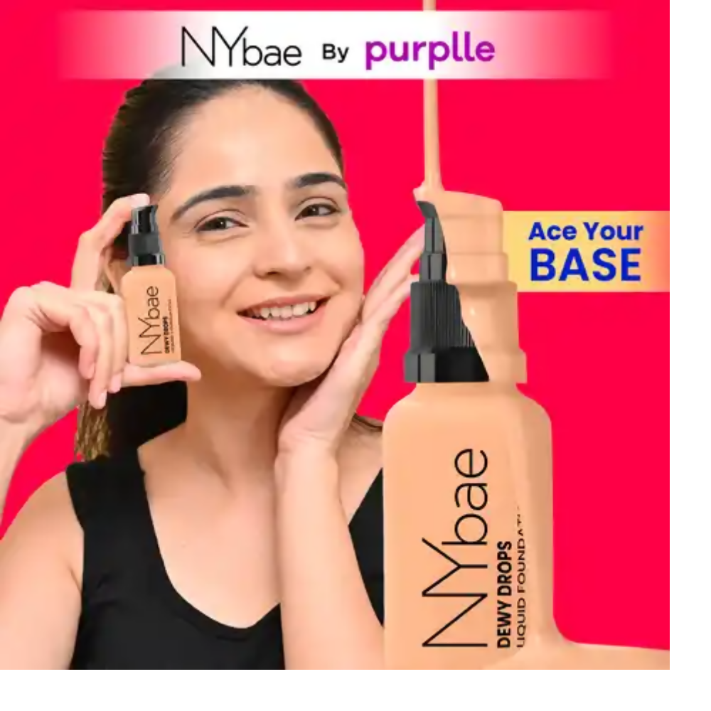 NY Bae Dewy Drops Foundation - Macchiato 03 | Grocsy