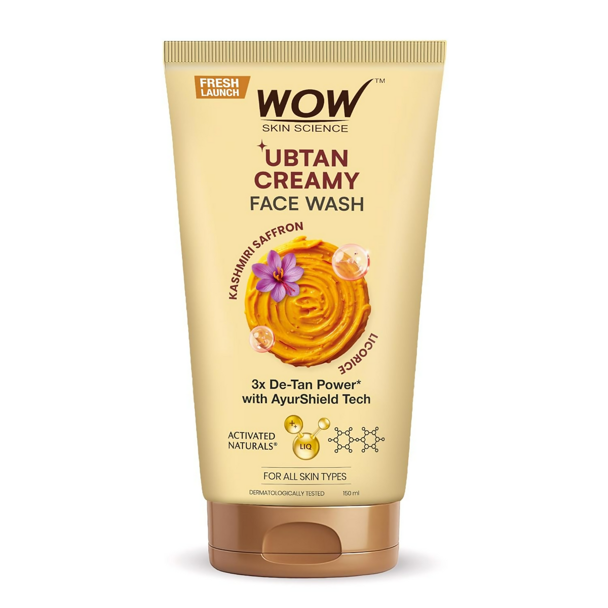 WOW Skin Science Ubtan Creamy Face Wash | Grocsy