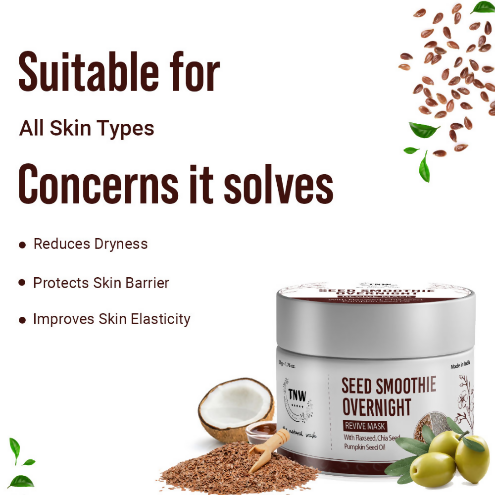 The Natural Wash Seed Smoothie Night Mask | Grocsy