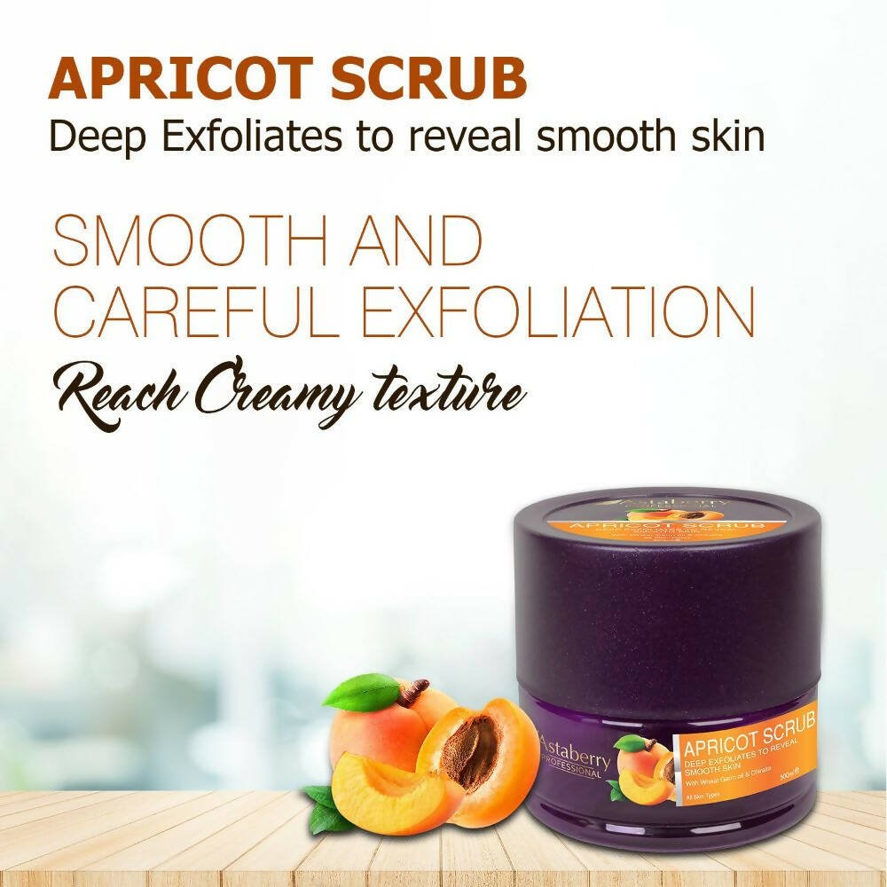Astaberry Professional Apricot Face Scrub | Grocsy