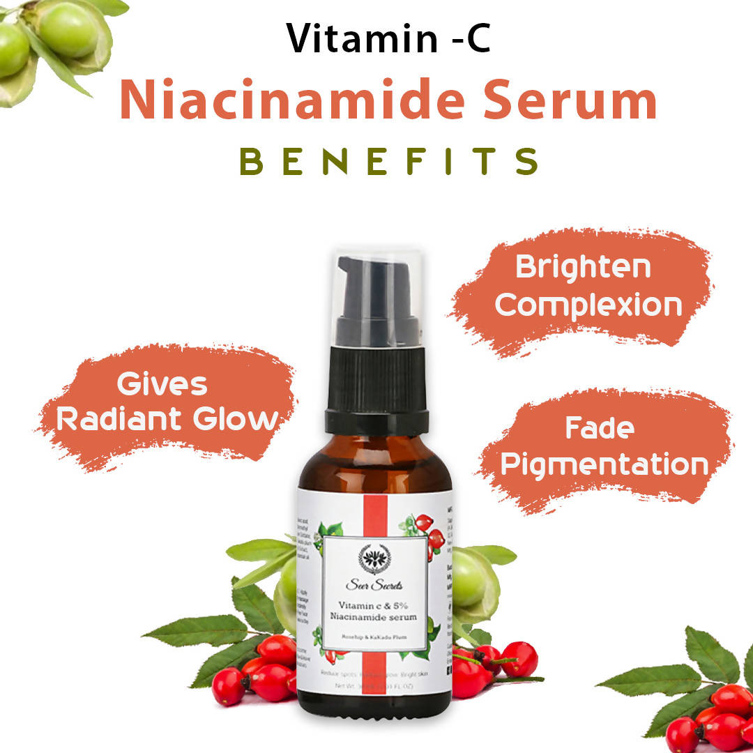 Seer Secrets Vitamin C & 5% Niacinamide Serum | Grocsy