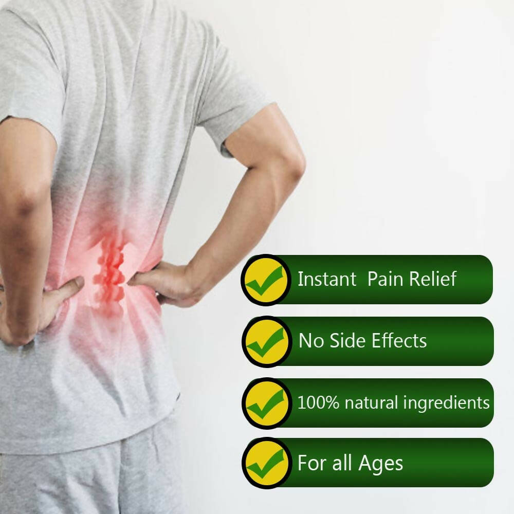 Bello Herbals Rhumaxin Rollon for Fast Herbal Pain Relief Liniment | Grocsy