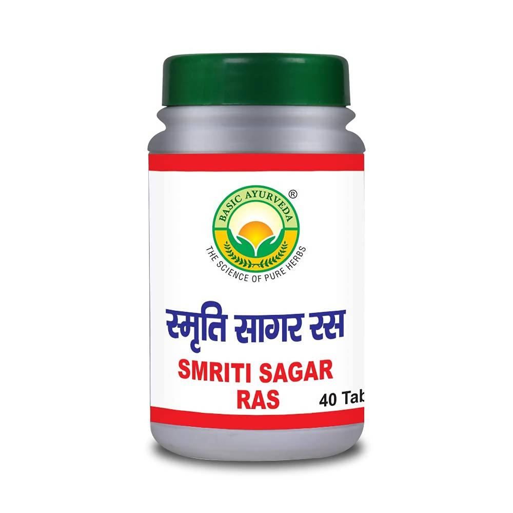 Basic Ayurveda Smriti Sagar Ras Tablets | Grocsy