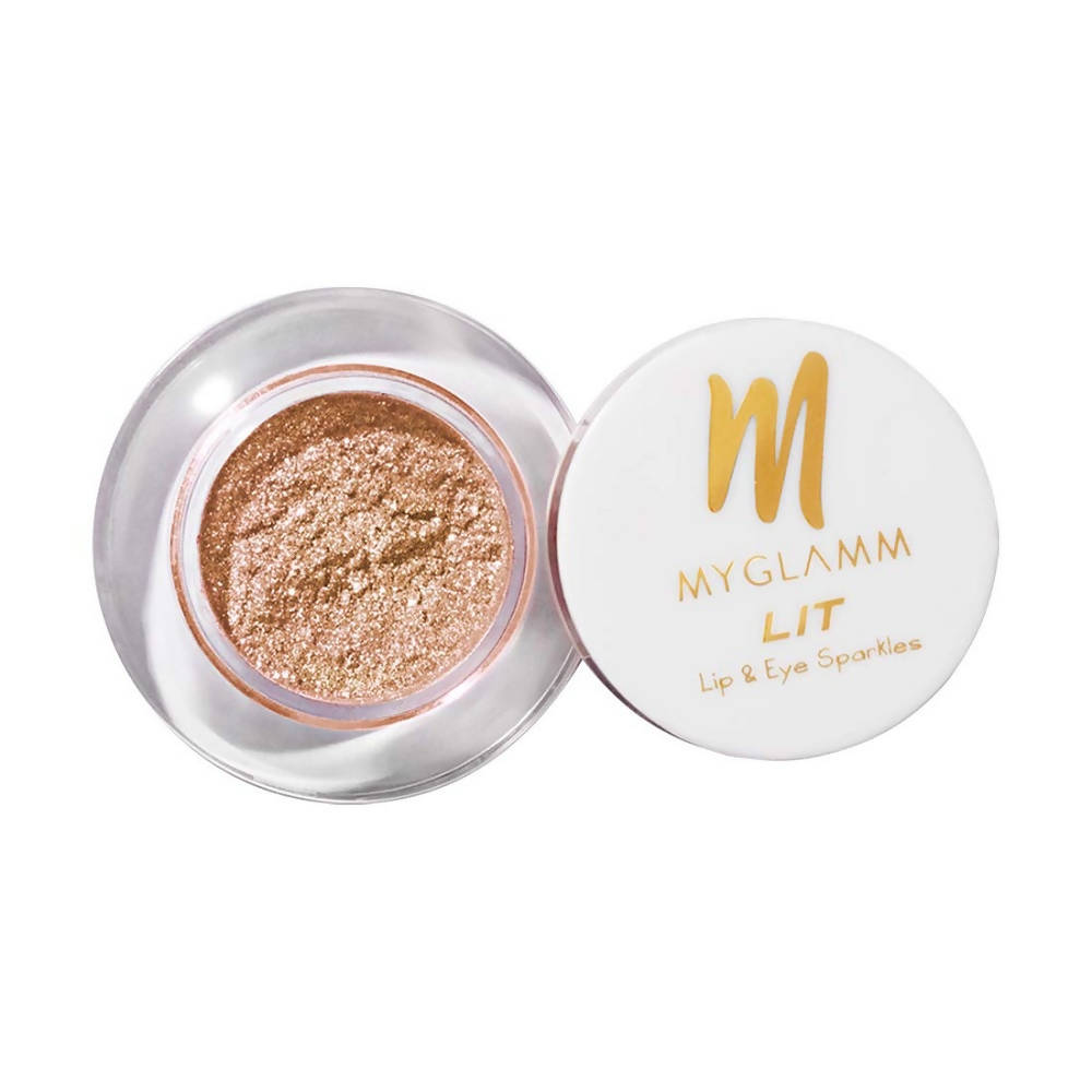MYGLAMM LIT Lip & Eye Sparkle (Your Grace) | Grocsy