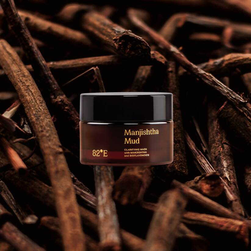 82°E By Deepika Padukone Manjishtha Mud Clarifying Mask, Cleans Pores, Removes Excess Oil | Grocsy