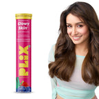 PLIX The Plant Fix Glowy Skin Effervescent Tablets - Strawberry | Grocsy