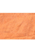 Piyari Fashion Women's Rust Dual Tone Organic Tissue Saree With Blouse Piece | Grocsy