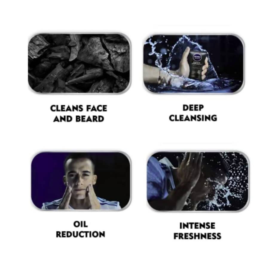 Nivea Men Deep Impact Beard & Face Wash | Grocsy