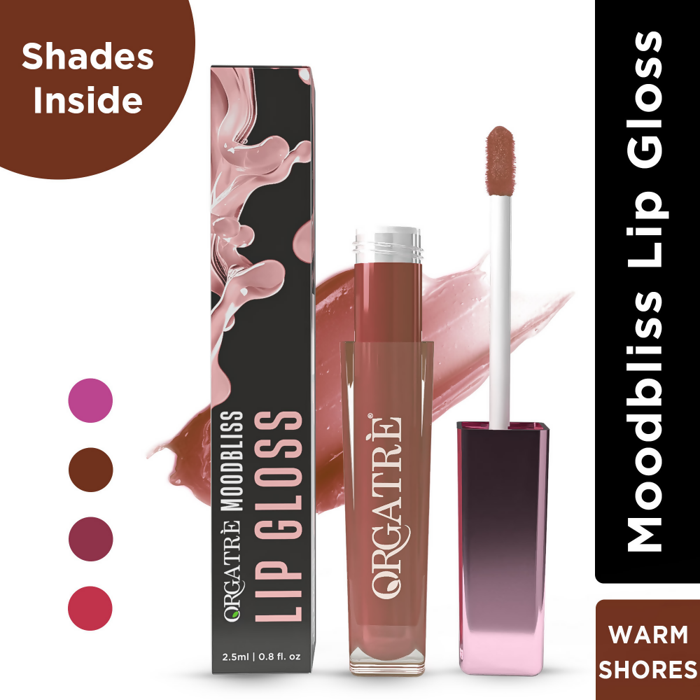 Orgatre MoodBliss Lip Gloss - Warm Shores | Grocsy