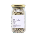 Tassyam Organics White Peppercorns | Grocsy