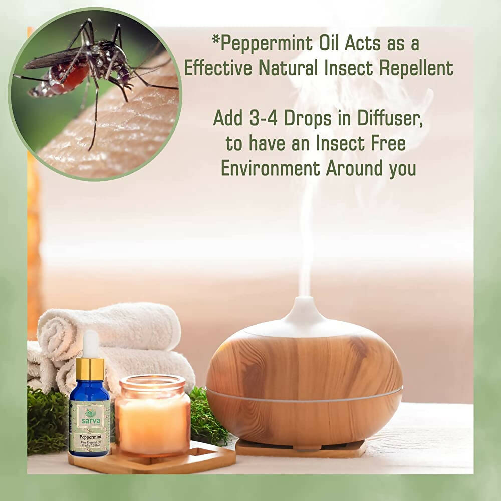 Sarva by Anadi Peppermint Pure Essential Oil | Grocsy