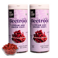 Nocap foods Zero Guilt Healthy Beetroot Chips - Cream&Onion | Grocsy