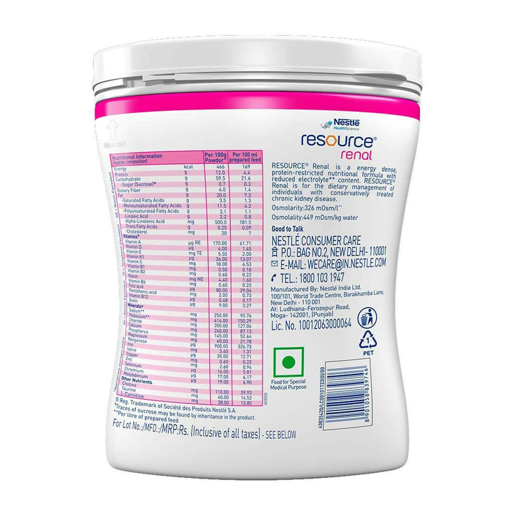 Nestle Resource Renal Protein Powder - Vanilla Flavor | Grocsy