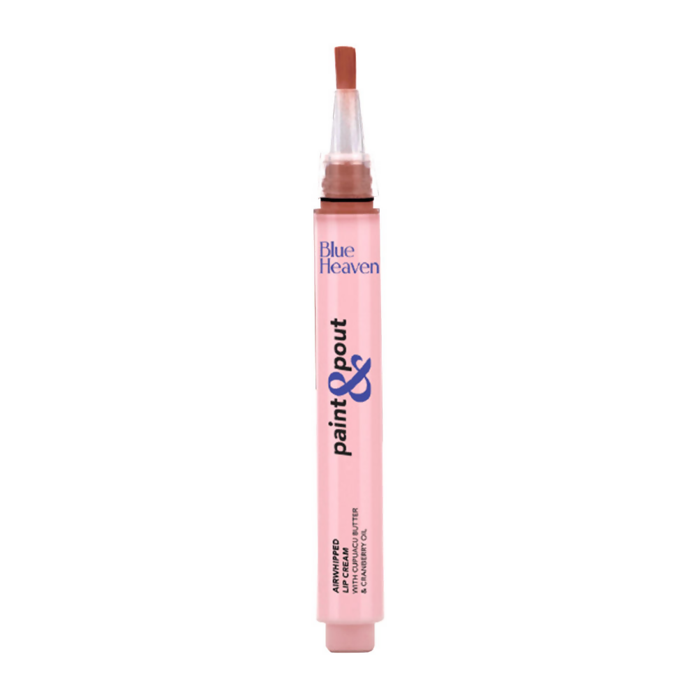 Blue Heaven Paint & Pout Airwhipped Lip Cream - Natural Blush 09 | Grocsy