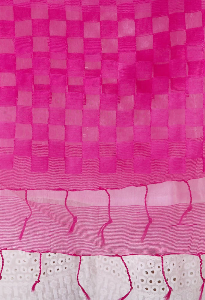 Mominos Fashion Pink Buta Cut Dupatta | Grocsy