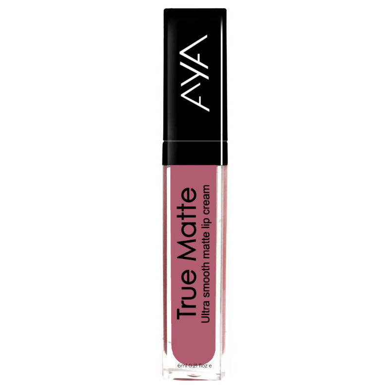 AYA True Matte Liquid Lipstick, Ultra Smooth Matte Lip Cream - 06 Pink Nude | Grocsy