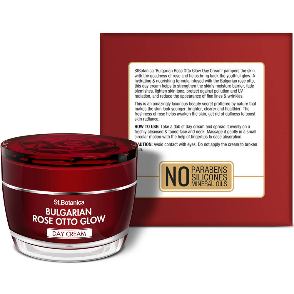St.Botanica Bulgarian Rose Otto Glow Day Cream | Grocsy