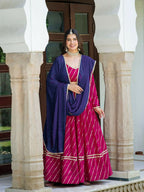 Lehenga Mart Rani Pink Designer Wedding Wear Lehenga Choli | Grocsy
