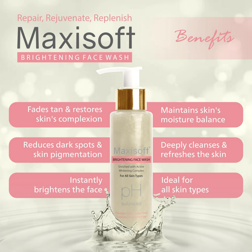 Maxisoft Brightening Face Wash | Grocsy