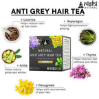 Rishi Natural Anti Grey Hair Herbal Tea | Grocsy