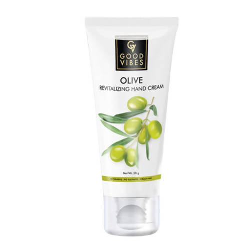 Good Vibes Revitalizing Hand Cream - Olive | Grocsy