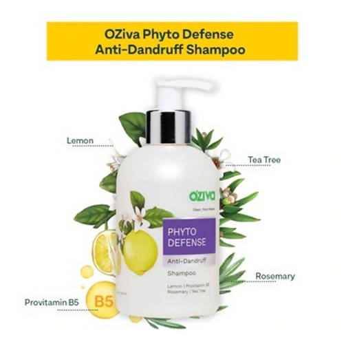 OZiva Phyto Defense Anti-Dandruff Shampoo | Grocsy