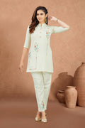 Joban Fashion Cotton Beige Color Kurta Set | Grocsy