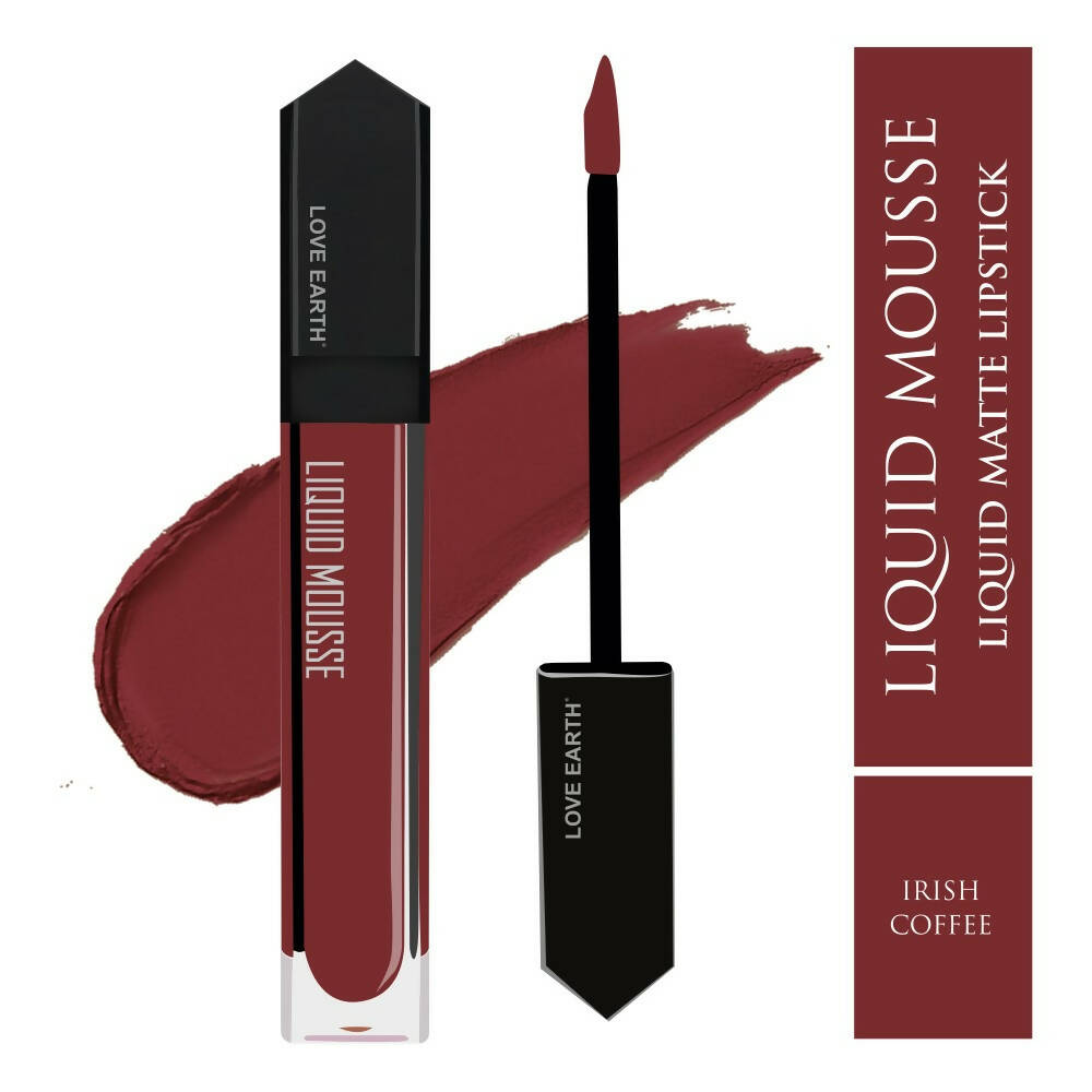 Love Earth Liquid Mousse Lipstick - Irish Coffee | Grocsy