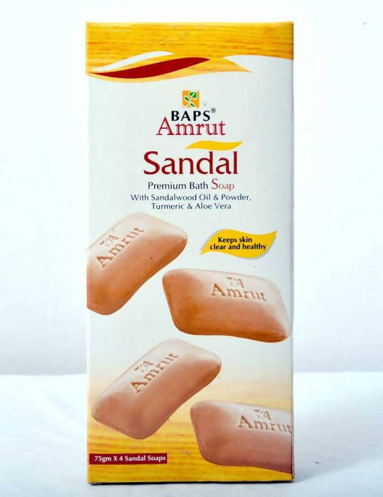 Baps Amrut Sandal Premium Bath Soap | Grocsy