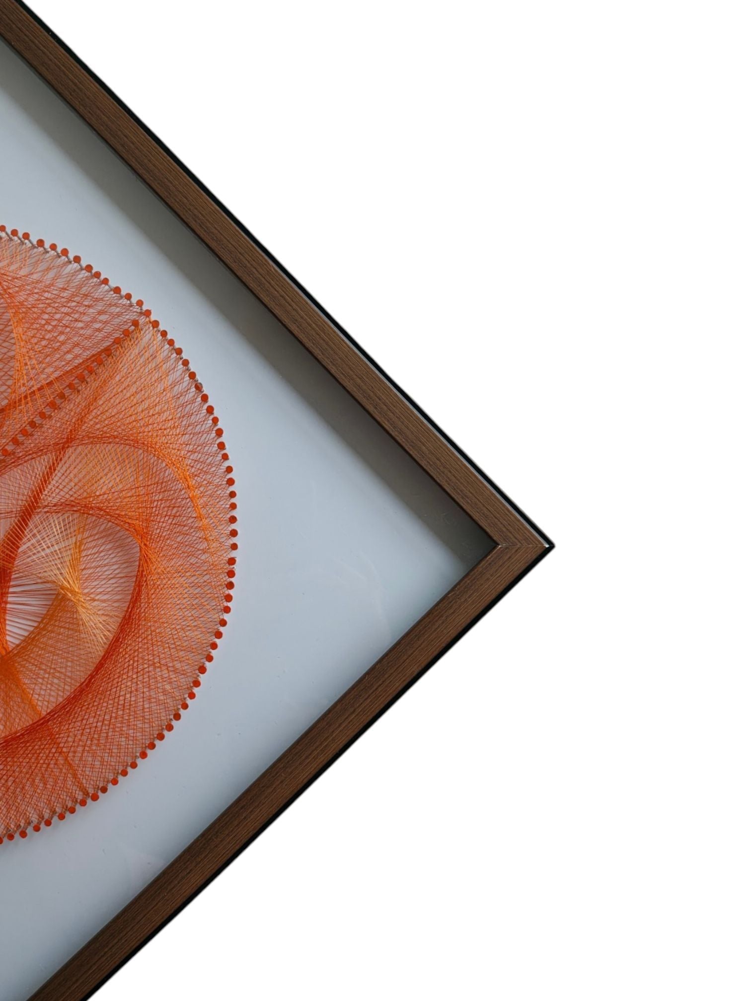 Sun Mun Decors Solar Mandala String Art Wall Frame, Geometric Handmade Decor | Grocsy