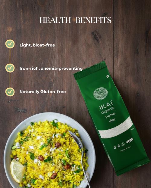 IKAI Organic Poha Chivda | Grocsy